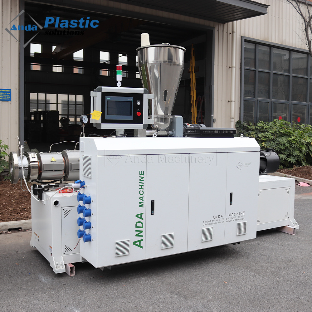 Anda पीवीसी दीवार पैनल के लिए मशीनरी प्लास्टिक एक्सट्रूडर मशीन