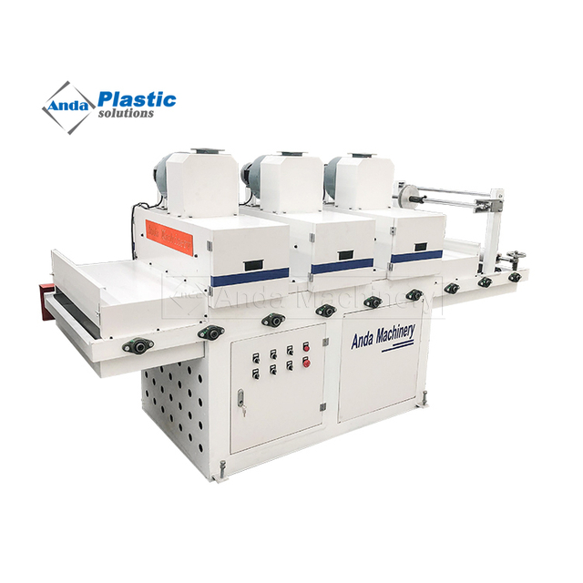 डबल कलर पीवीसी सीलिंग प्रिंटिंग और यूवी कोटिंग लाइन