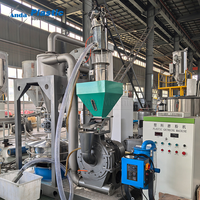 Anda भारी शुल्क ऊर्जा सेविंग PVC Pulverizer मशीन